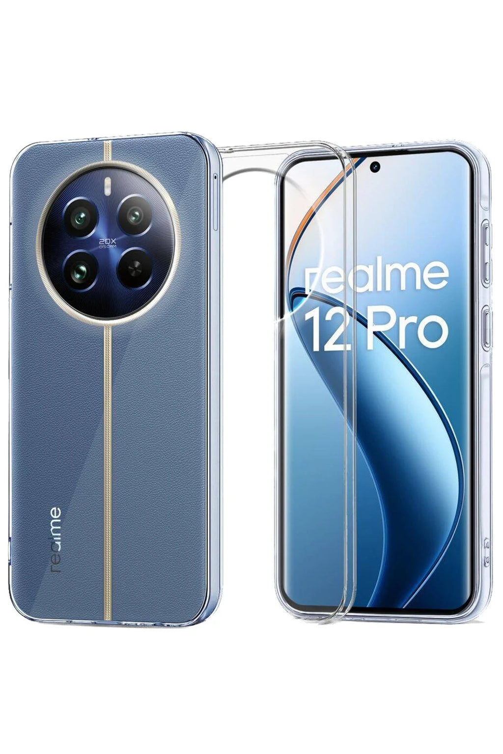 nebaktın Realme 12 Pro Plus Kılıf Lüx Şeffaf Silikon 2