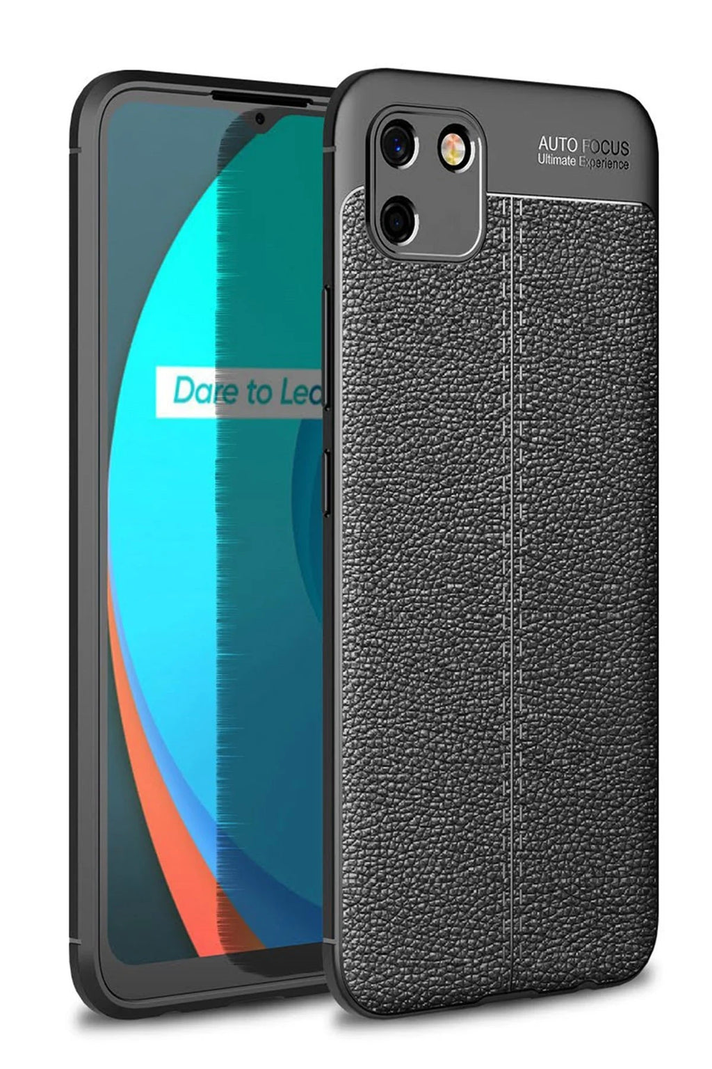 nebaktın Realme C11 2021 Kılıf Auto Focus Kapak - Siyah 1