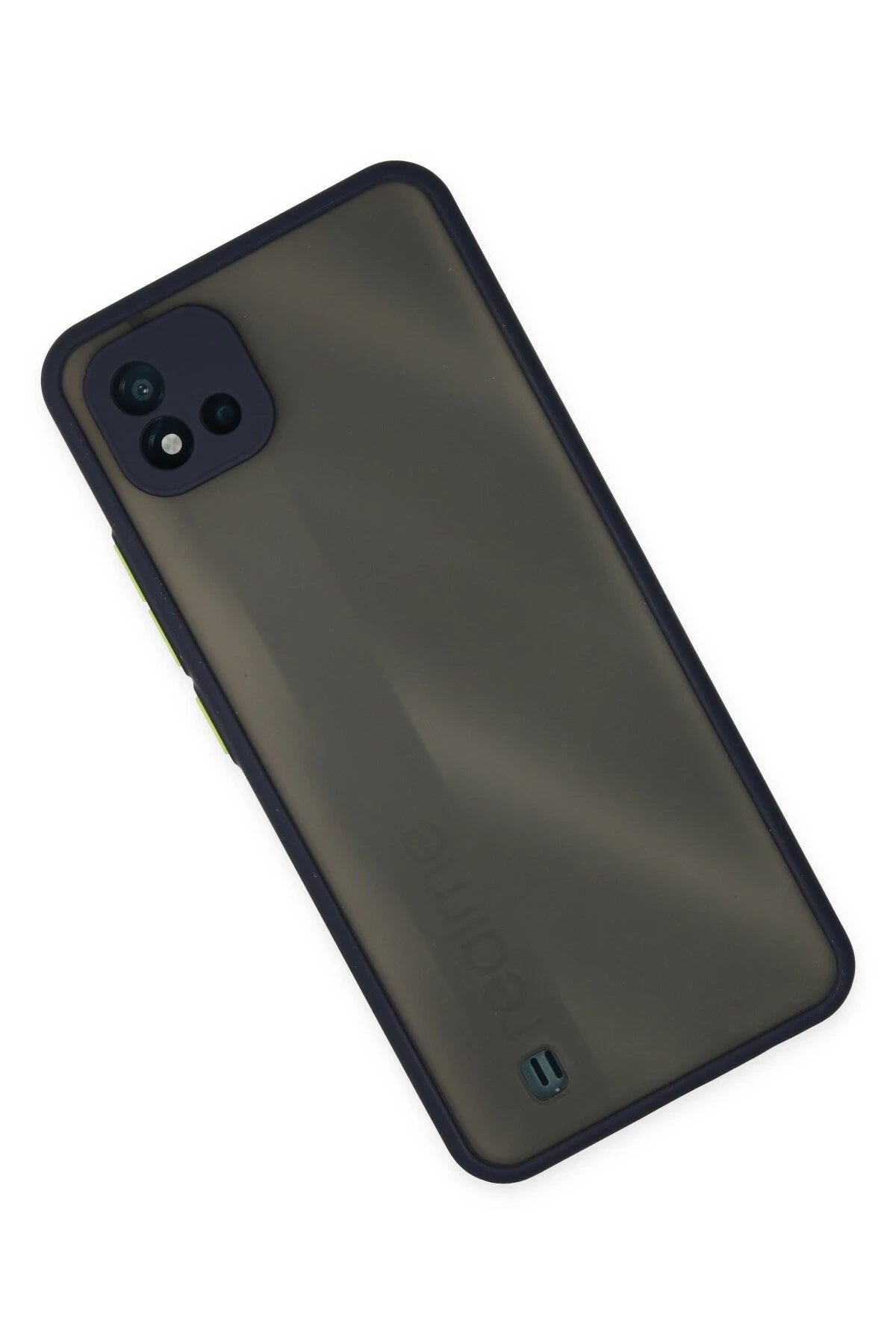 nebaktın Realme C11 2021 Kılıf Montreal Silikon Kapak - Lacivert 3