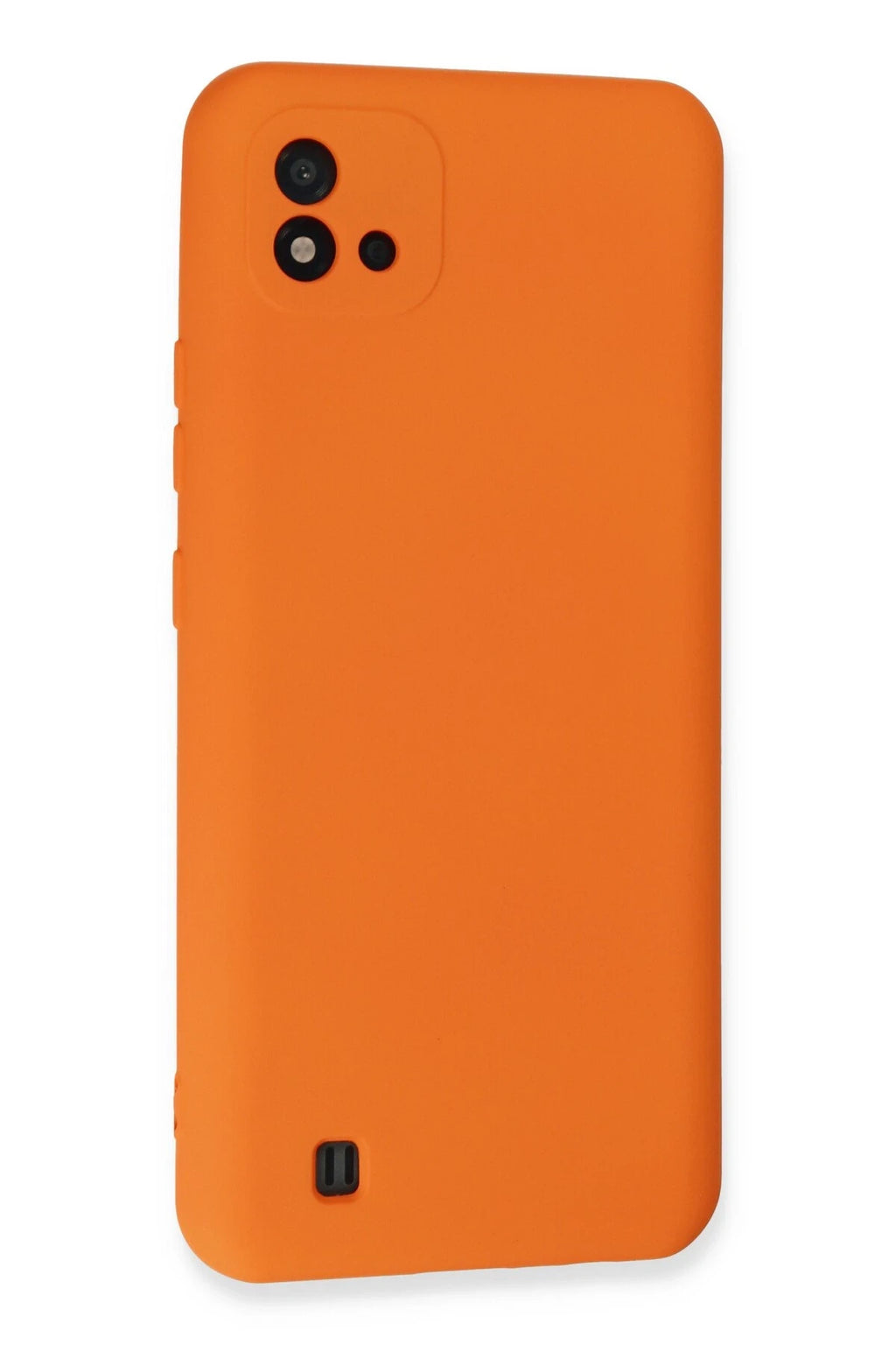 nebaktın Realme C11 2021 Kılıf Nano içi Kadife Silikon - Turuncu 3