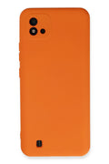 nebaktın Realme C11 2021 Kılıf Nano içi Kadife Silikon - Turuncu 1
