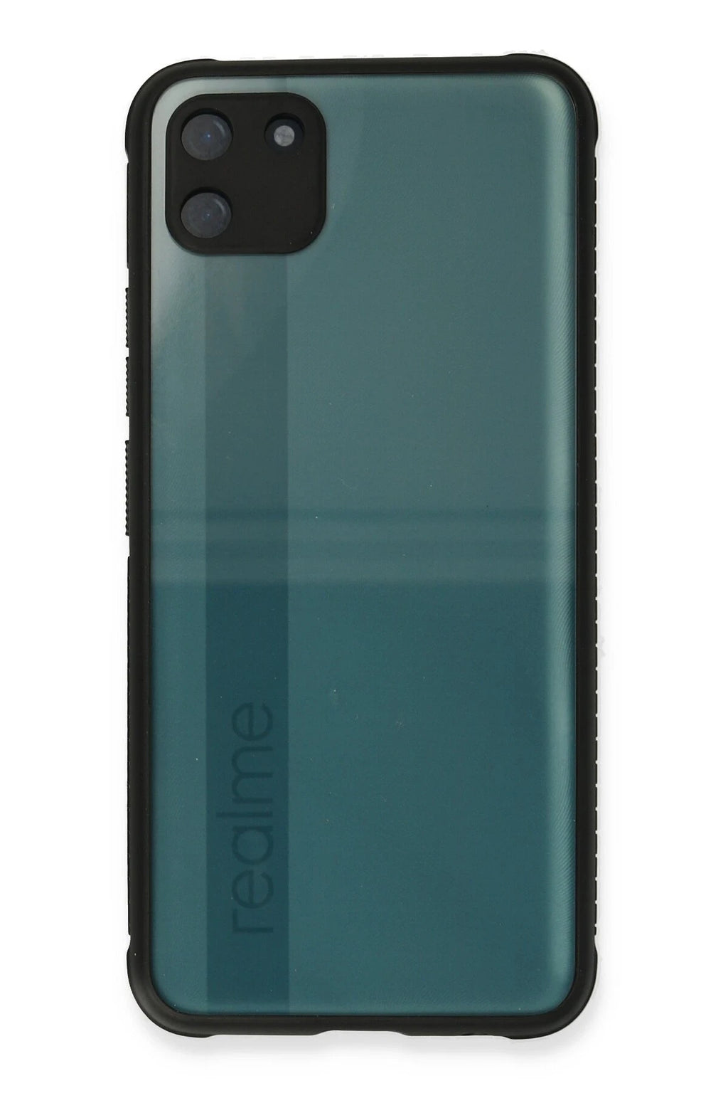 nebaktın Realme C11 Kılıf Miami Şeffaf Silikon - Siyah 2