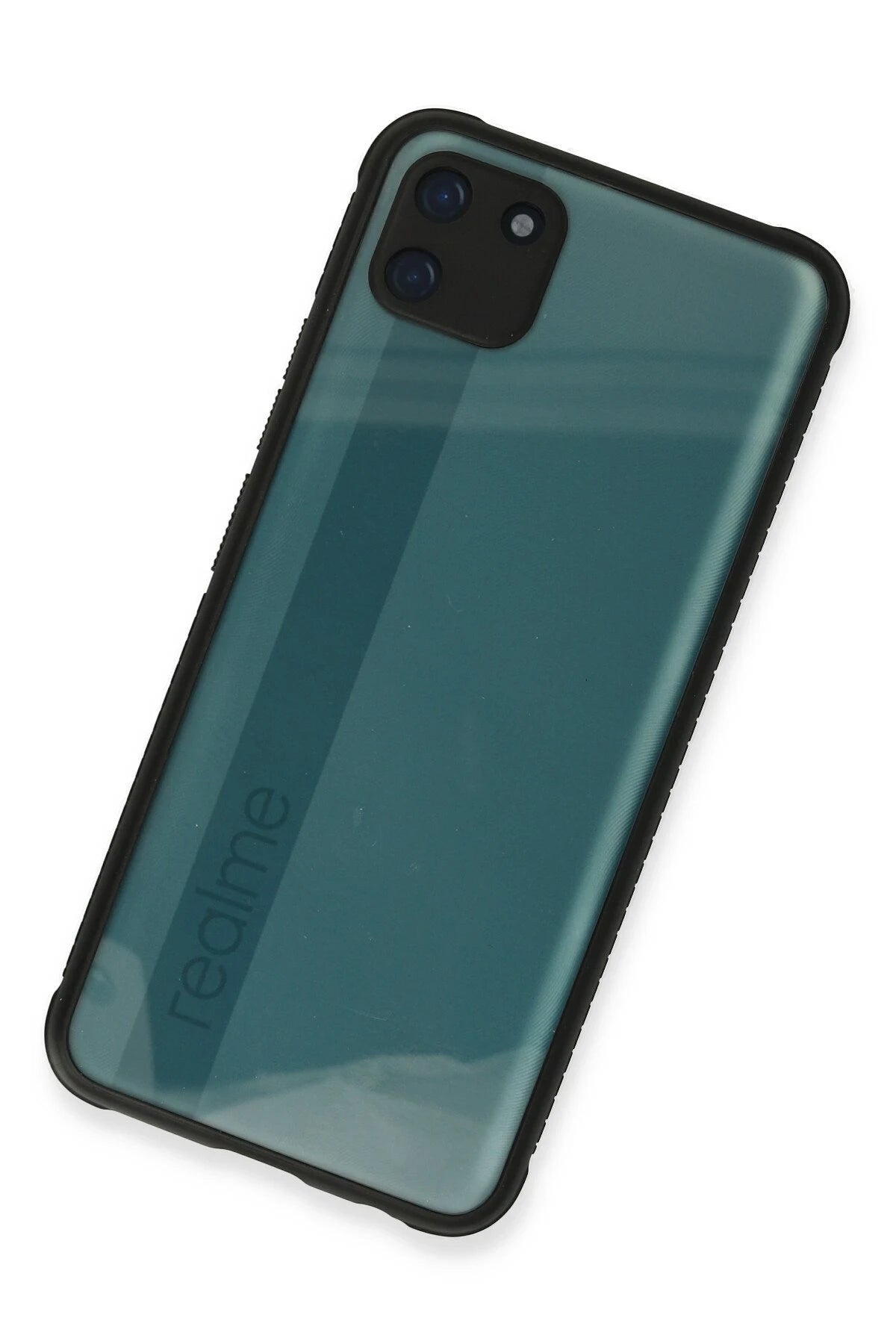 nebaktın Realme C11 Kılıf Miami Şeffaf Silikon - Siyah 3