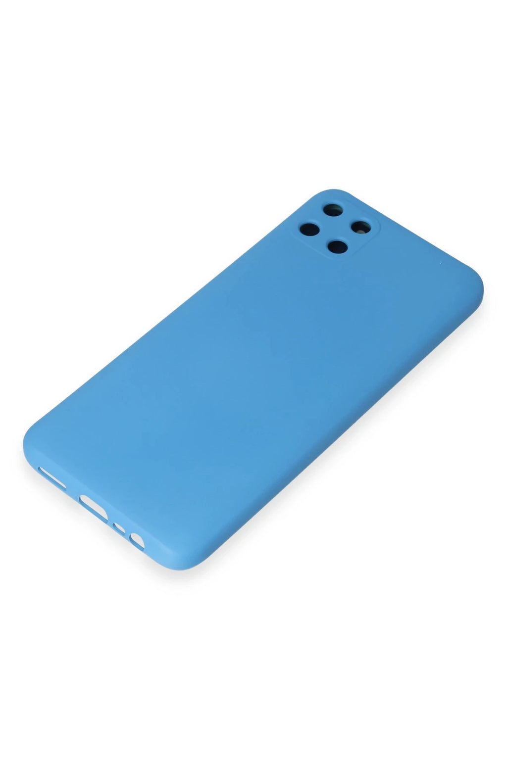 nebaktın Realme C11 Kılıf Nano içi Kadife Silikon - Mavi 4