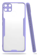 nebaktın Realme C15 Kılıf Platin Silikon - Lila 1