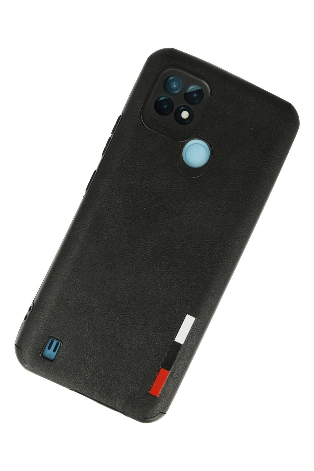 nebaktın Realme C21 Kılıf Loop Deri Silikon - Siyah 2