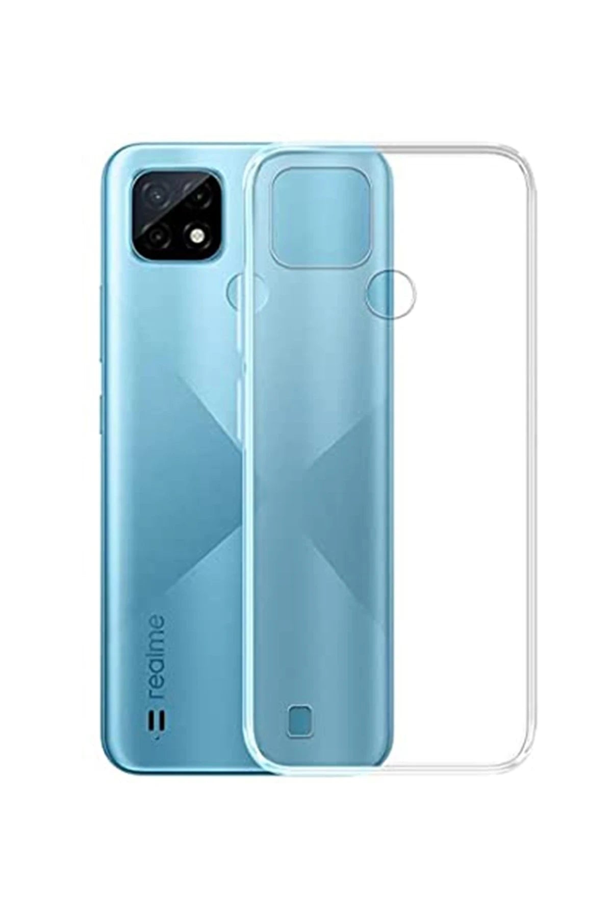nebaktın Realme C21 Kılıf Lüx Şeffaf Silikon 1