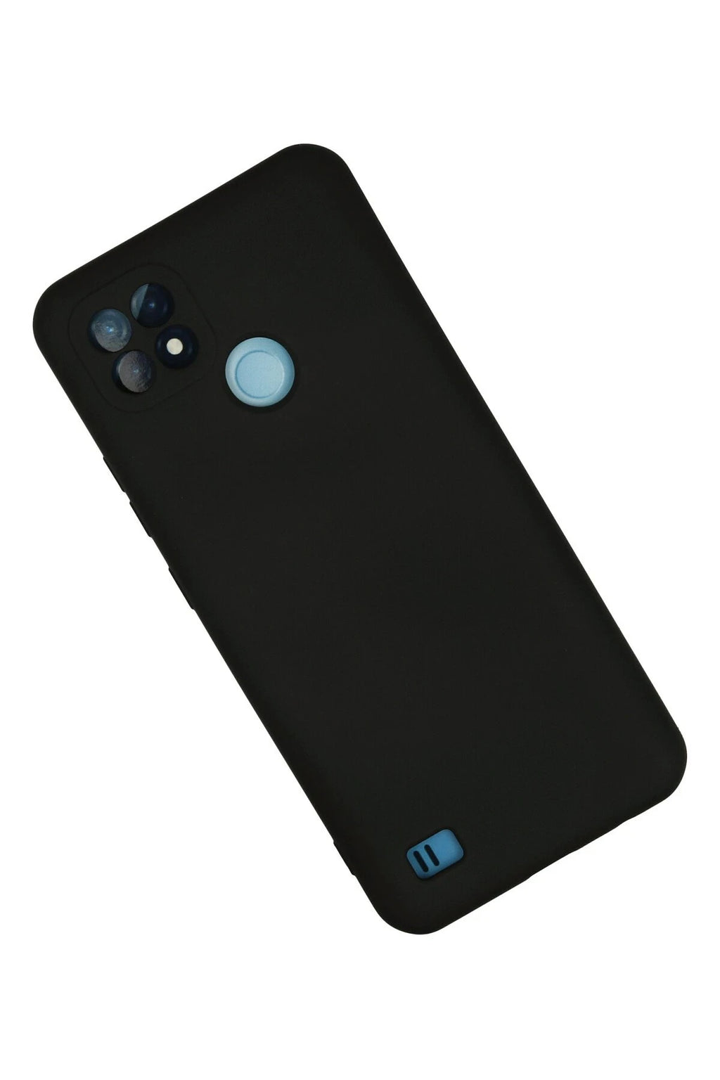 nebaktın Realme C21 Kılıf Nano içi Kadife Silikon - Siyah 2