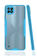 nebaktın Realme C21 Kılıf Platin Silikon - Mavi 1