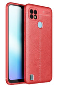 nebaktın Realme C25 Kılıf Auto Focus Kapak - Kırmızı 1