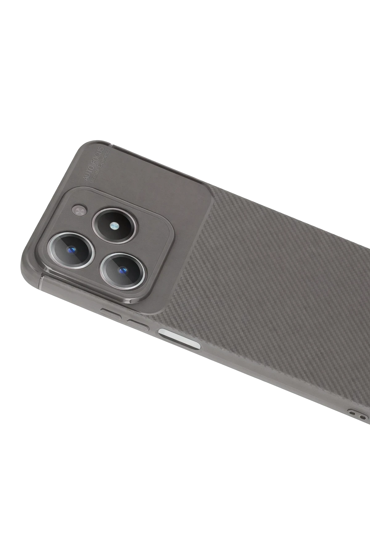 nebaktın Realme C61 Kılıf Auto Focus Karbon Kapak - Gri 2