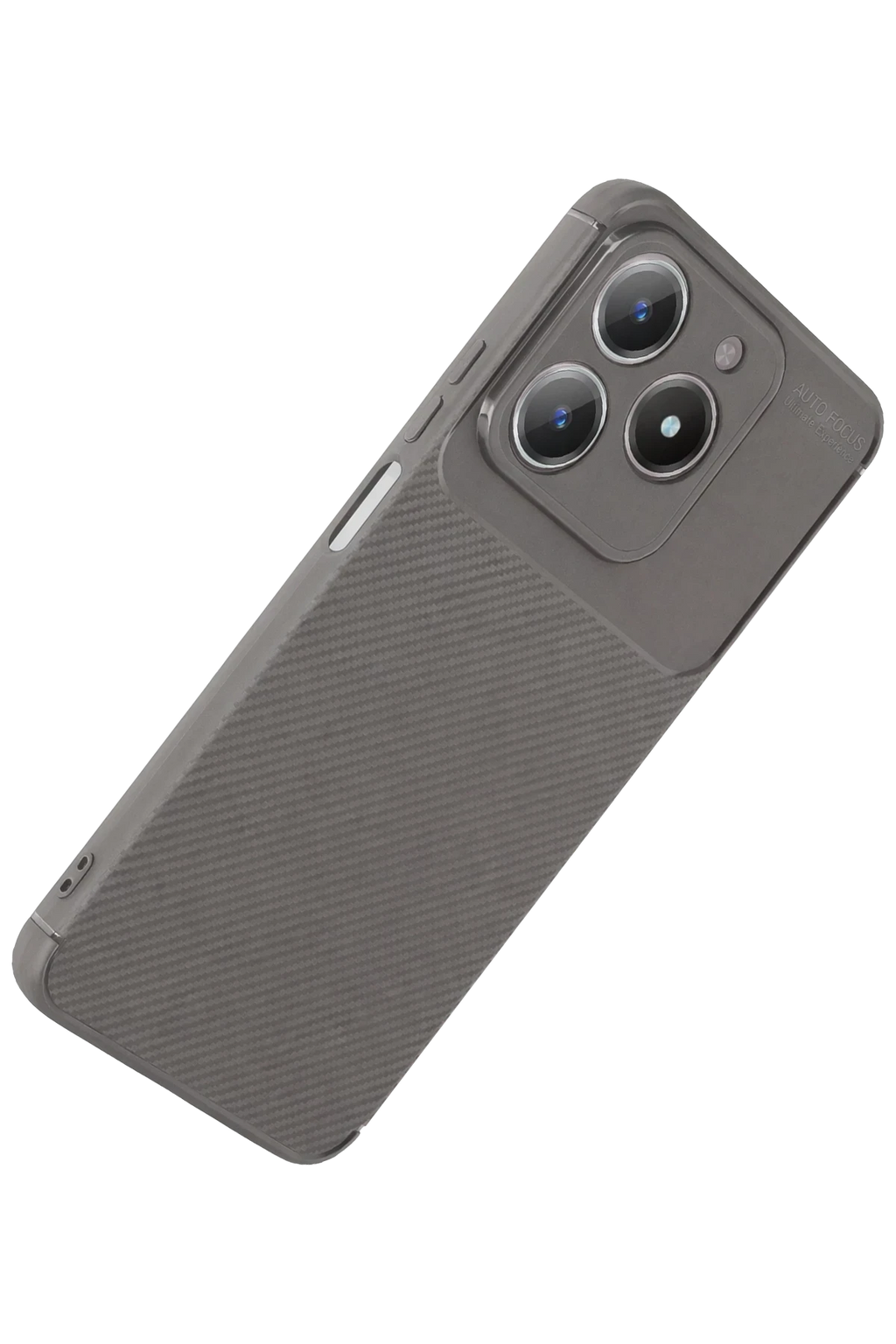 nebaktın Realme C61 Kılıf Auto Focus Karbon Kapak - Gri 3