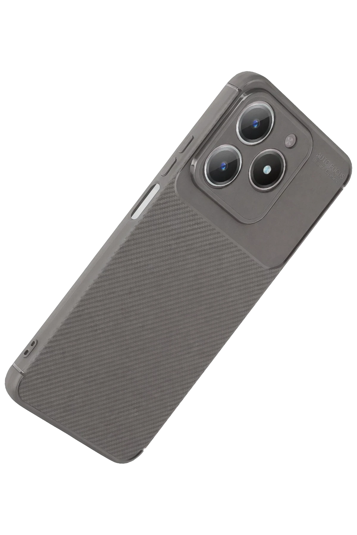 nebaktın Realme C61 Kılıf Auto Focus Karbon Kapak - Gri 3