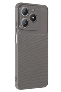 nebaktın Realme C61 Kılıf Auto Focus Karbon Kapak - Gri 1