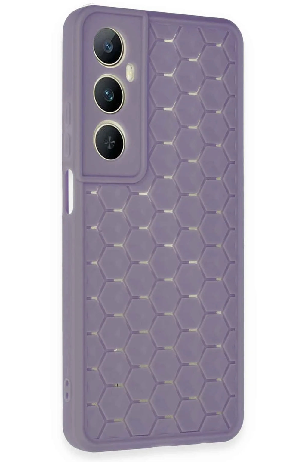 nebaktın Realme C65 Kılıf Petek Silikon Kapak - Lila 2