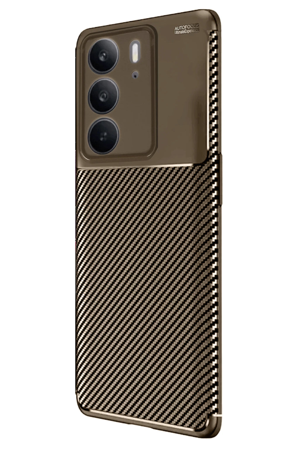 nebaktın Realme C75 4G Auto Focus Karbon Kapak - Kahverengi 2
