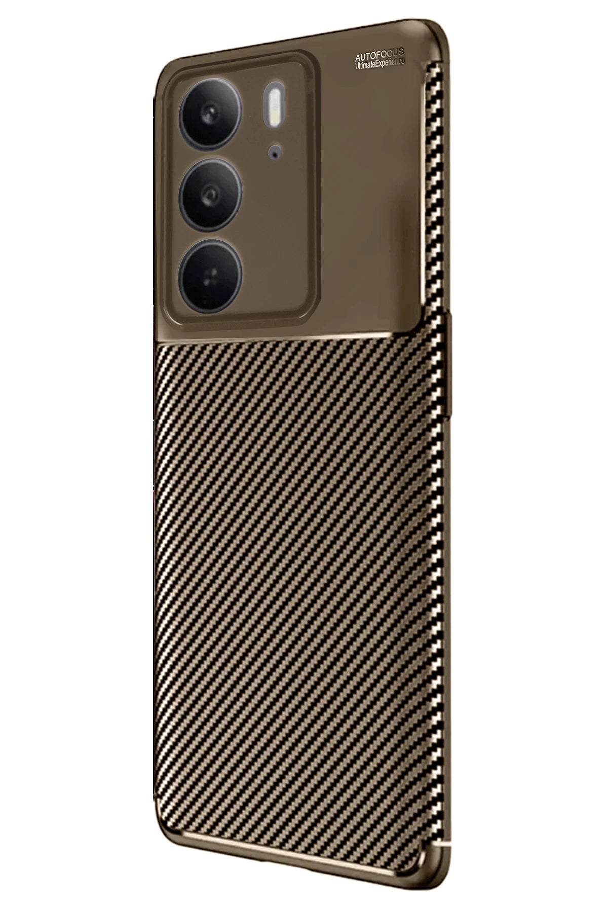 nebaktın Realme C75 4G Auto Focus Karbon Kapak - Kahverengi 2