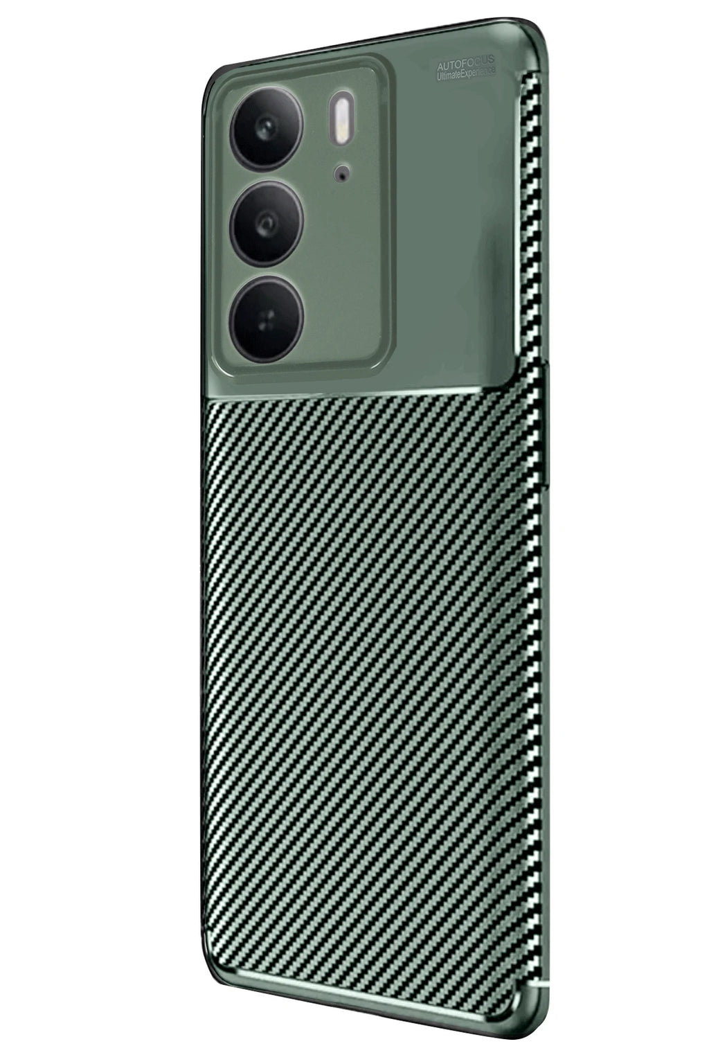 nebaktın Realme C75 4G Auto Focus Karbon Kapak - Koyu Yeşil 2