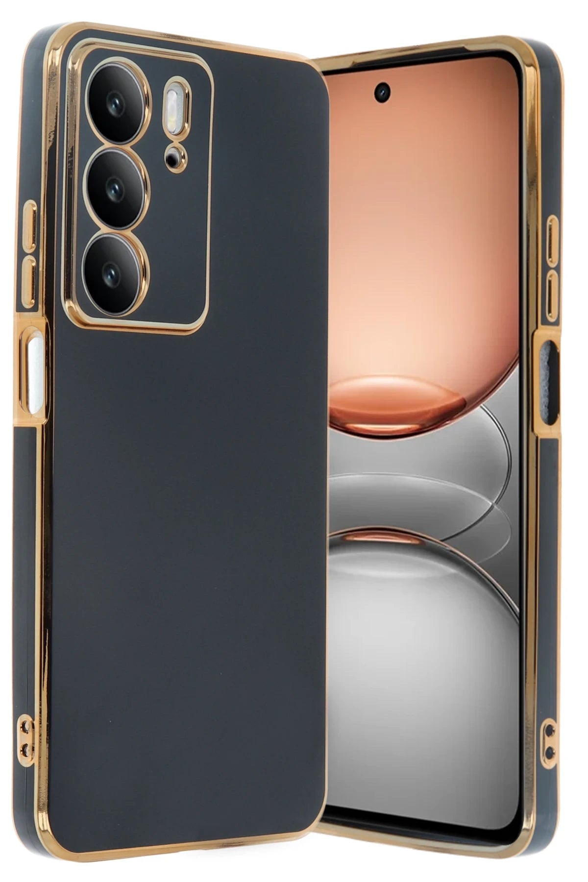 nebaktın Realme C75 4G Kılıf Volet Silikon - Siyah 1