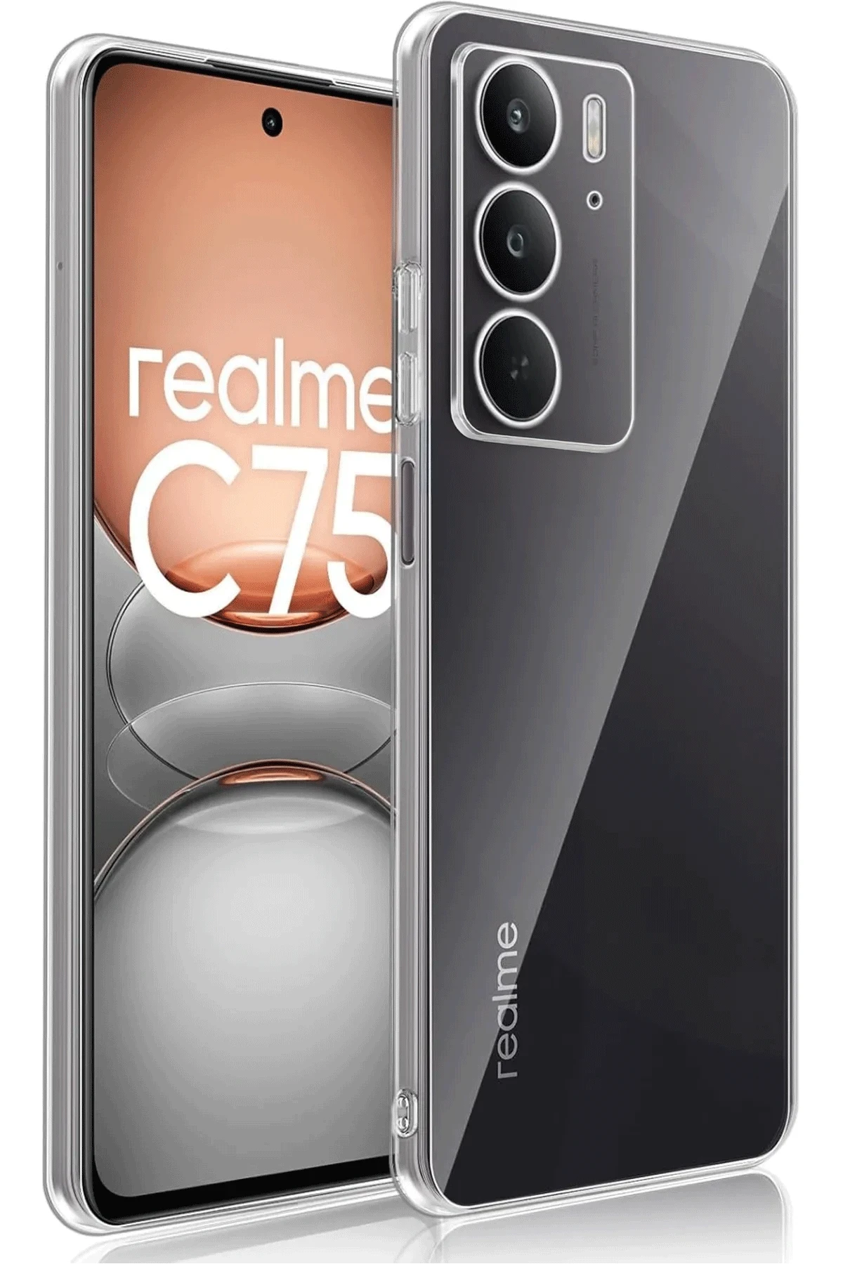nebaktın Realme C75 Kılıf Lüx Şeffaf Silikon 1