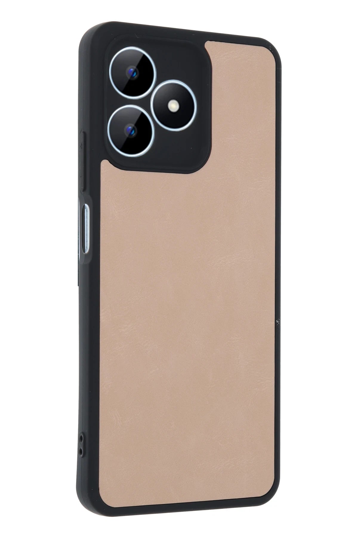 nebaktın Realme Note 50 4G Kılıf Aras Deri Kapak - Pudra 2