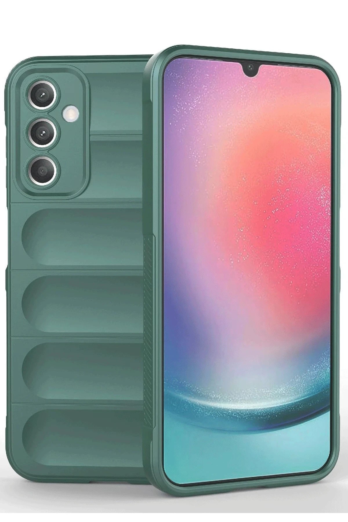 nebaktın Samsung A36 Kılıf Optimum Silikon - Koyu Yeşil 1