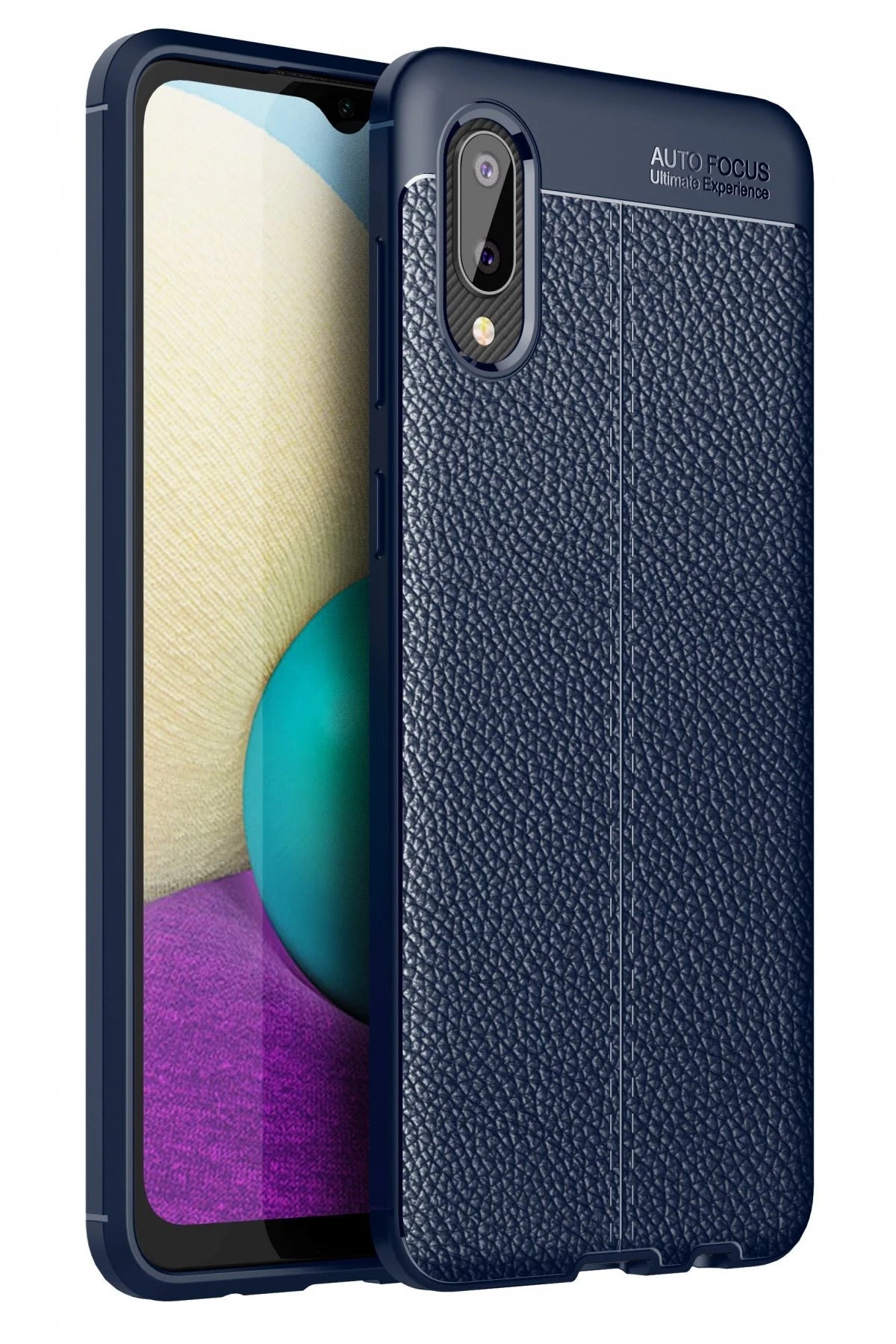 nebaktın Samsung Galaxy A02 Kılıf Auto Focus Kapak - Lacivert 1