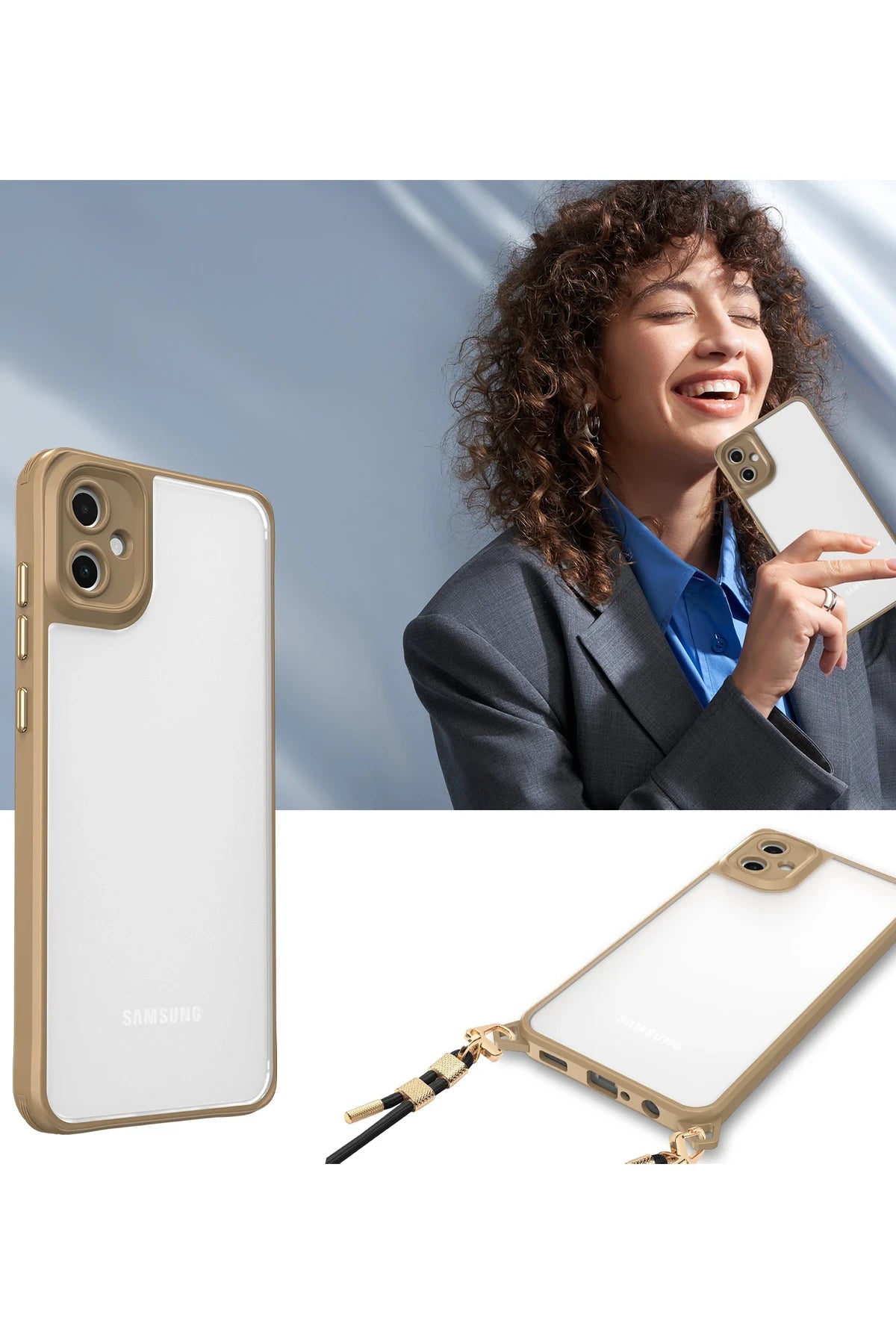 nebaktın Samsung Galaxy A06 Kılıf Penta Silikon Kılıf - Şeffaf 3