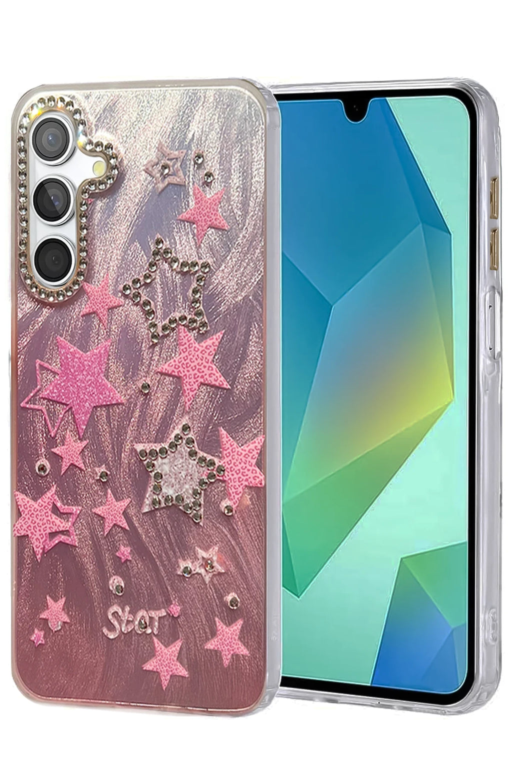 nebaktın Samsung Galaxy A15 4G Kılıf Blade Aynalı Desenli Kapak - Desen 7 1