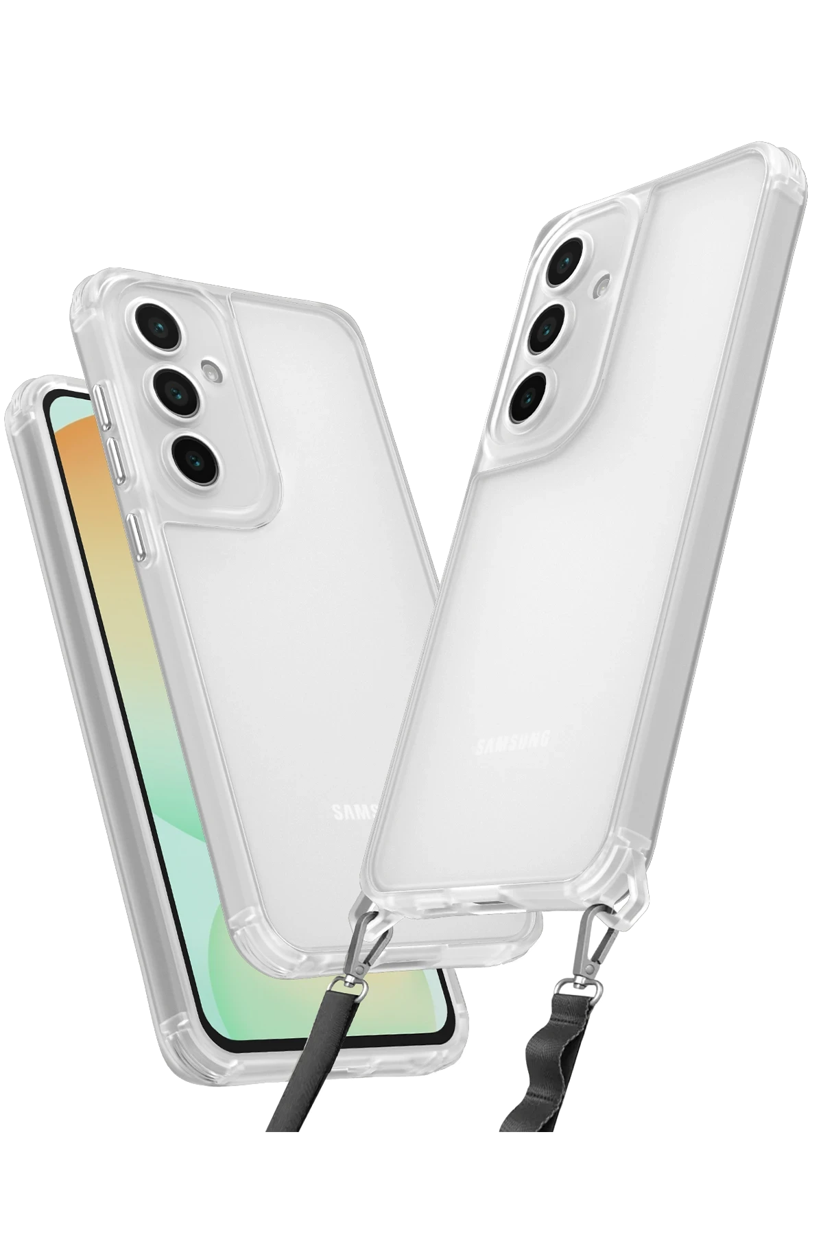 nebaktın Samsung Galaxy A15 4G Kılıf Penta Silikon Kılıf - Şeffaf 1