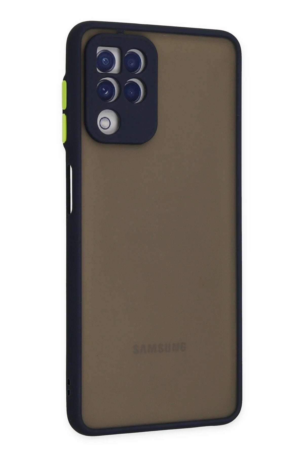 nebaktın Samsung Galaxy A22 Kılıf Montreal Silikon Kapak - Lacivert 2