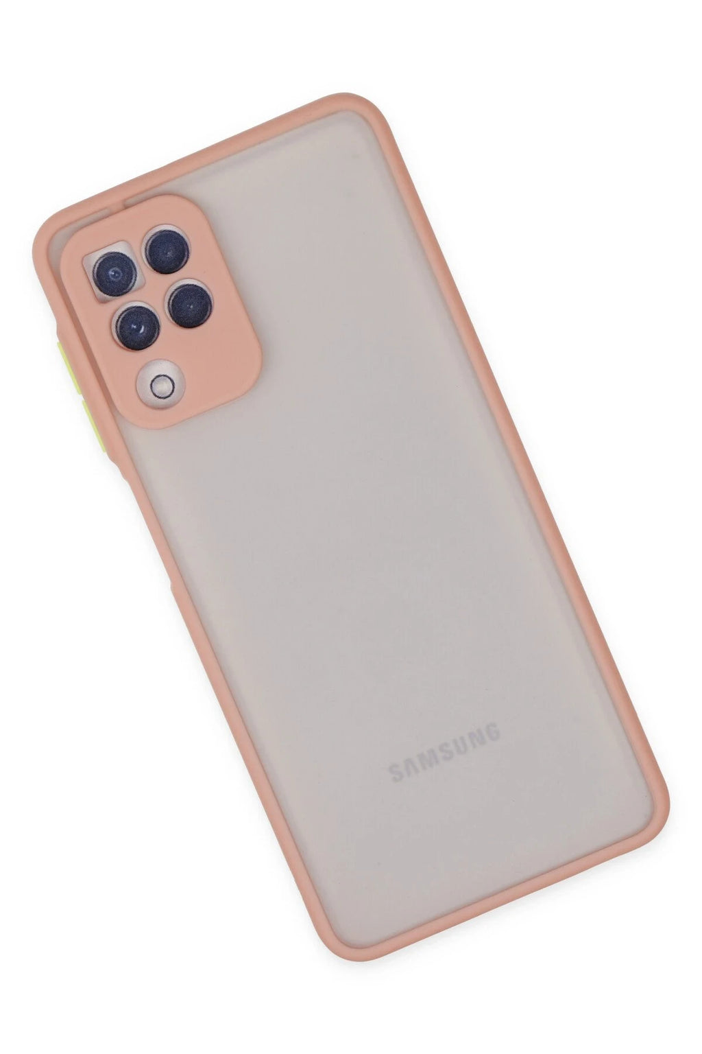 nebaktın Samsung Galaxy A22 Kılıf Montreal Silikon Kapak - Pembe 3