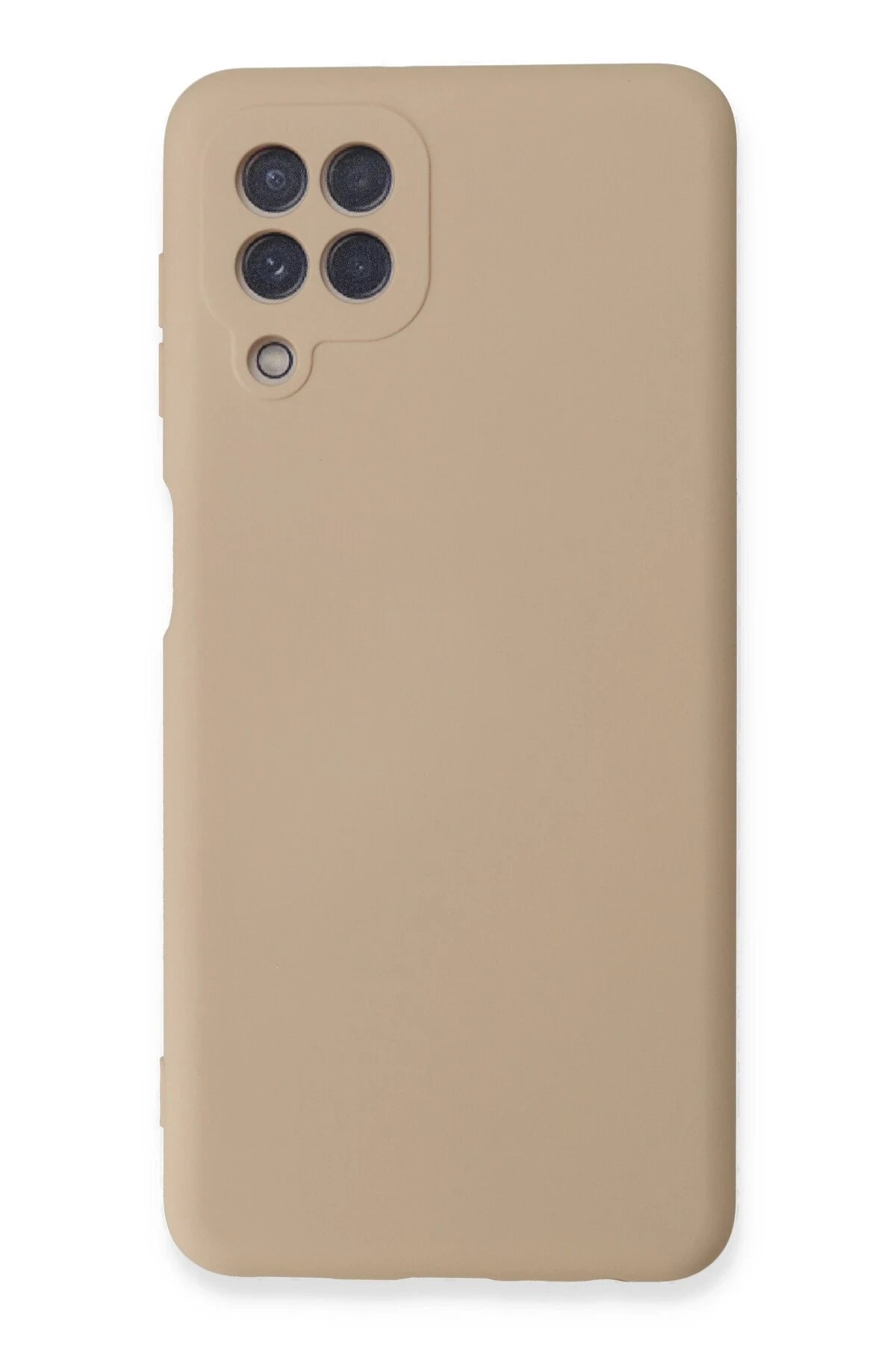 nebaktın Samsung Galaxy A22 Kılıf Nano içi Kadife Silikon - Pudra 1