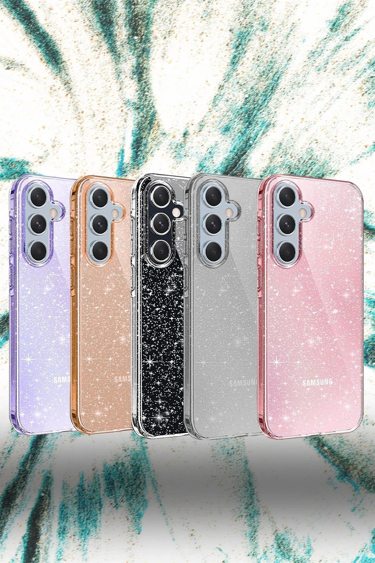 nebaktın Samsung Galaxy A25 5G Kılıf Glow Kapak - Şeffaf 3