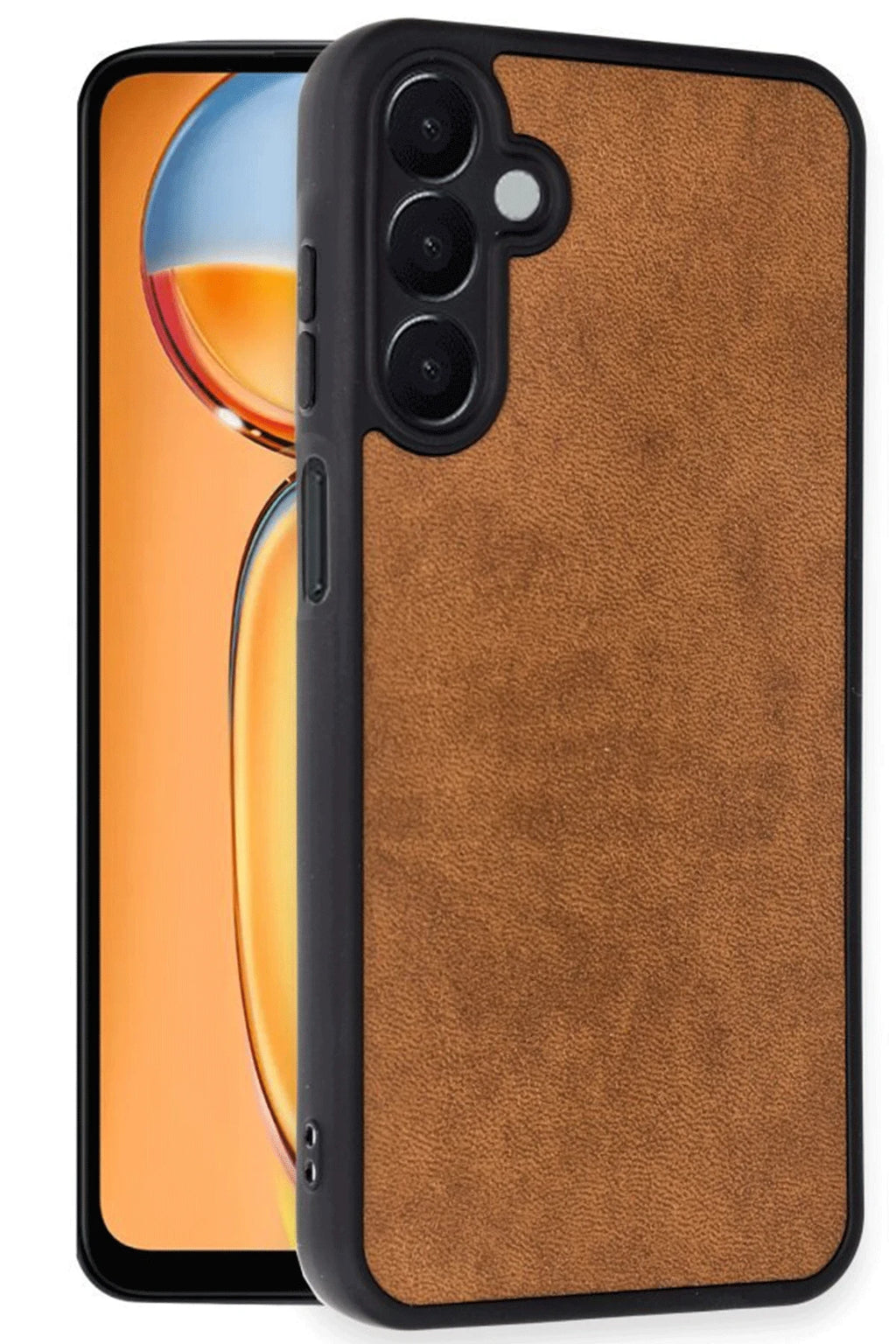 nebaktın Samsung Galaxy A26 Kılıf Aras Deri Kapak - Taba 2