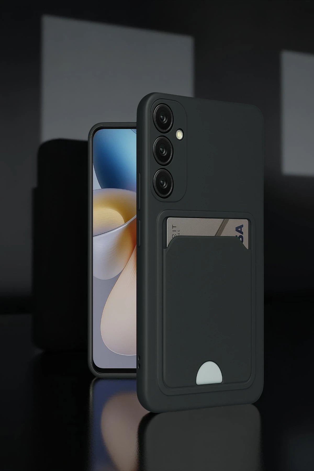 nebaktın Samsung Galaxy A26 Kılıf Kelvin Kartvizitli Silikon - Lila 2