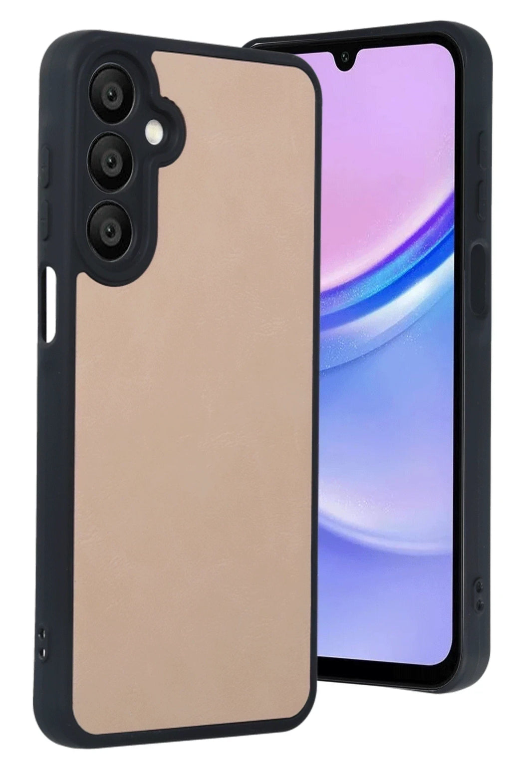 nebaktın Samsung Galaxy A35 5G Kılıf Aras Deri Kapak - Pudra 1