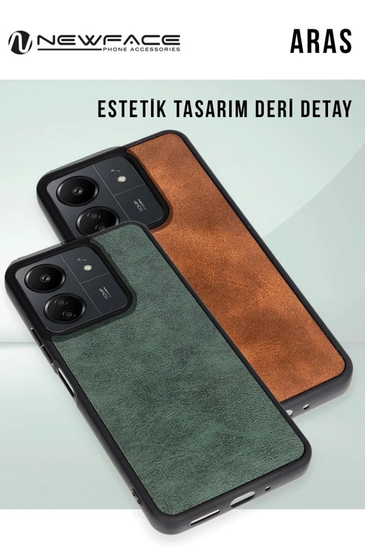nebaktın Samsung Galaxy A36 Kılıf Aras Deri Kapak - Bordo 3
