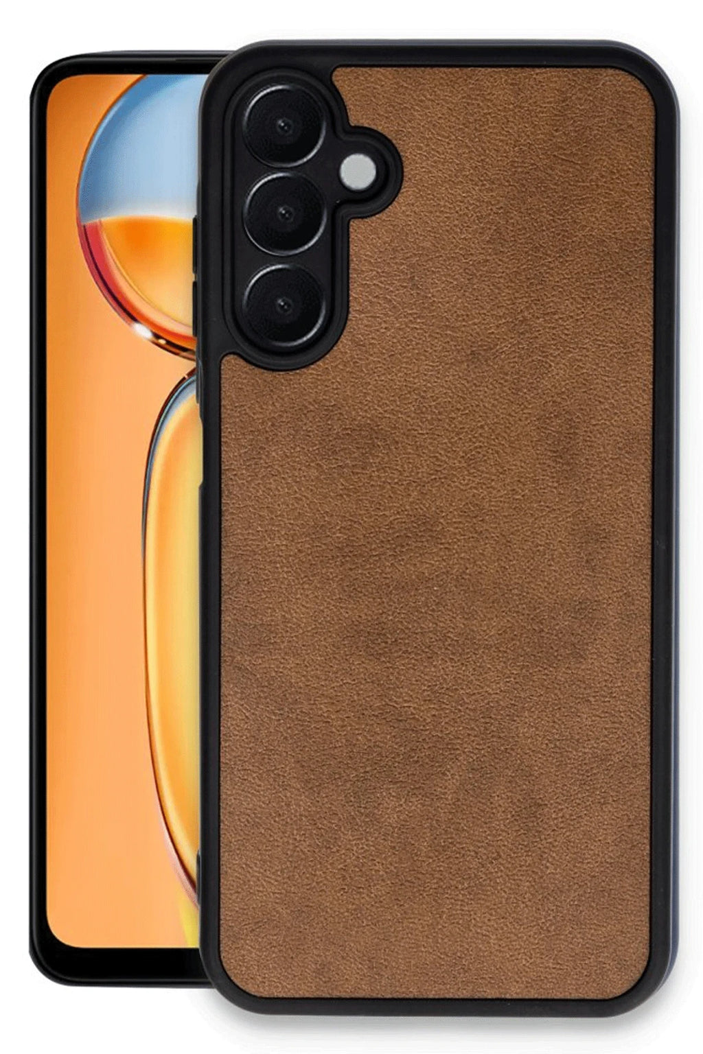 nebaktın Samsung Galaxy A36 Kılıf Aras Deri Kapak - Taba 2