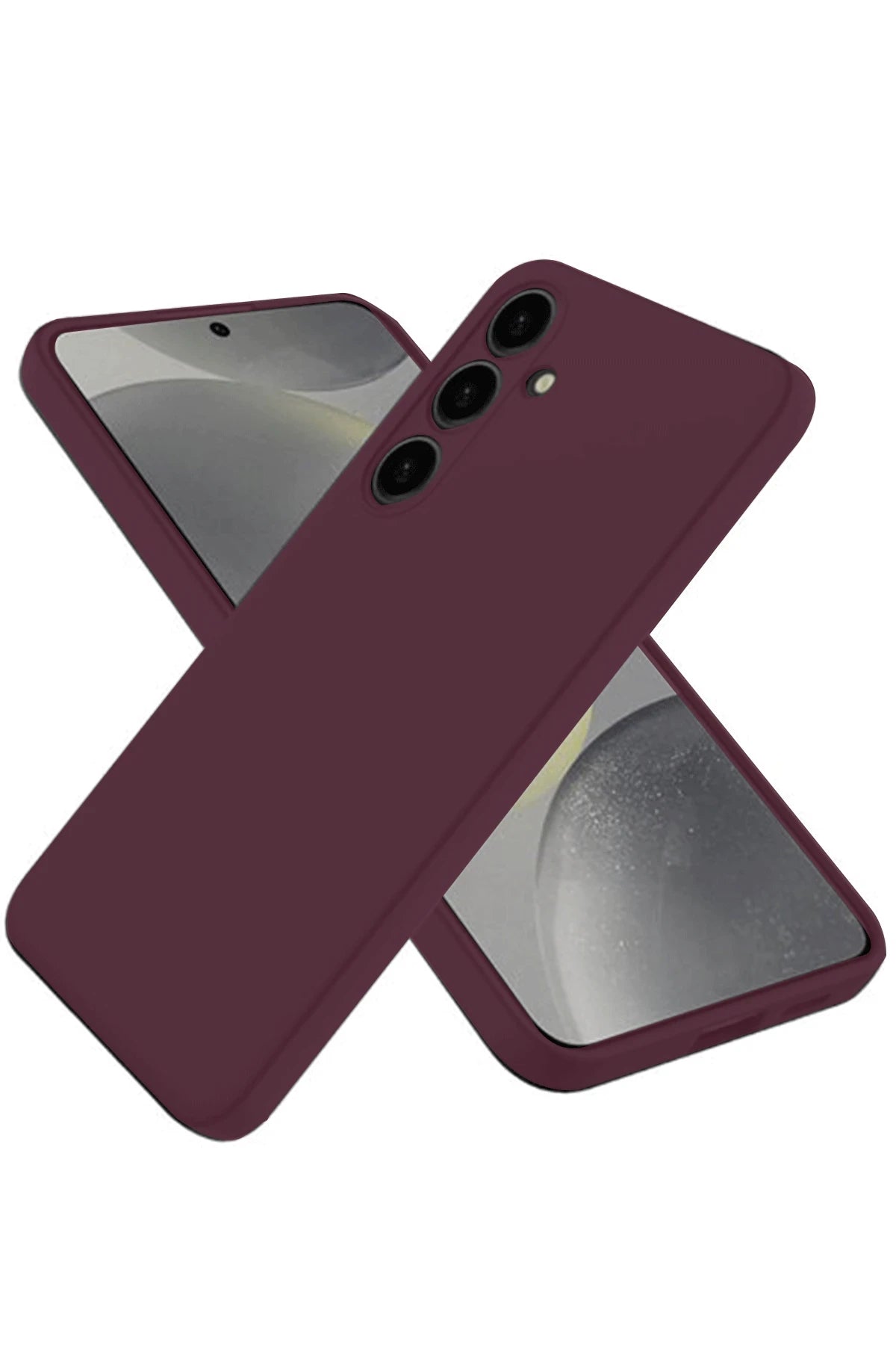 nebaktın Samsung Galaxy A36 Kılıf First Silikon - Mürdüm 1