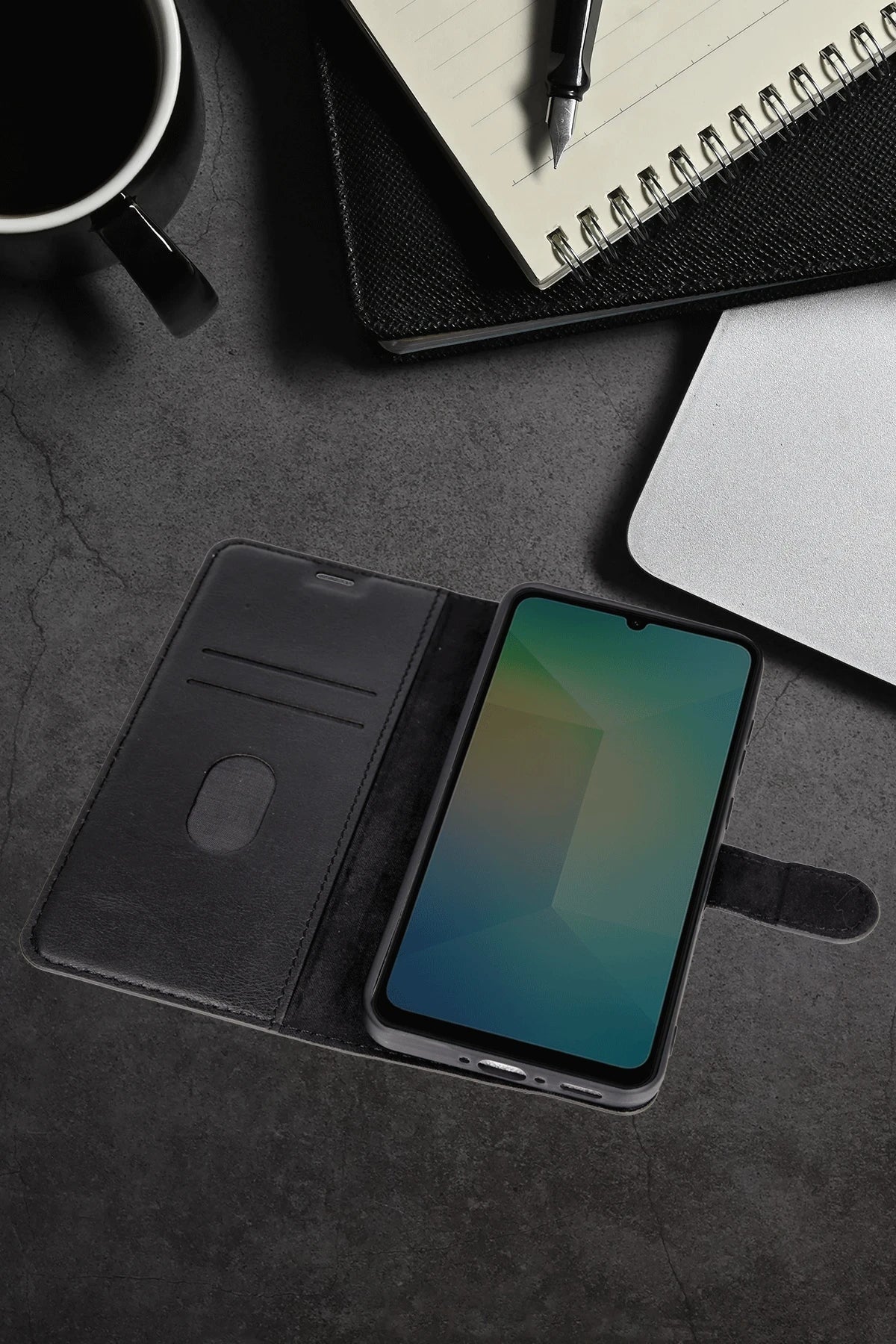 nebaktın Samsung Galaxy A36 Kılıf Trend S Plus Kapaklı Kılıf - Taba 2