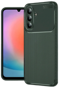 nebaktın Samsung Galaxy A37 5G Auto Focus Karbon Kapak - Koyu Yeşil 1