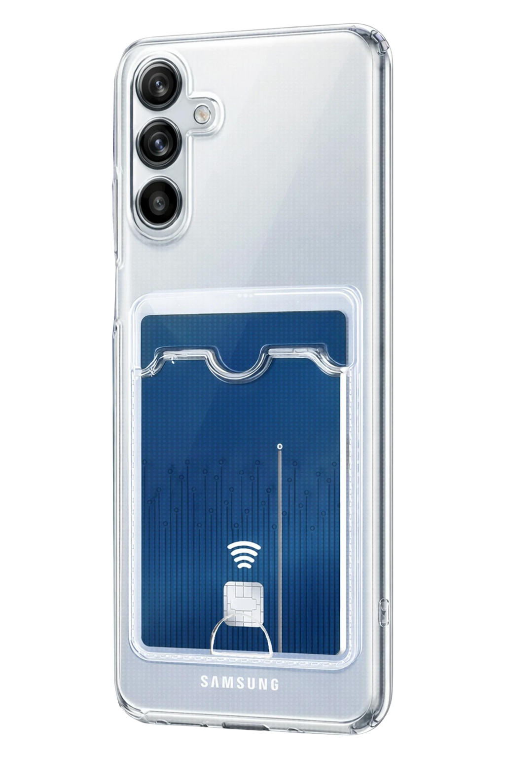 nebaktın Samsung Galaxy A37 5G Kart Şeffaf Silikon - Şeffaf 3
