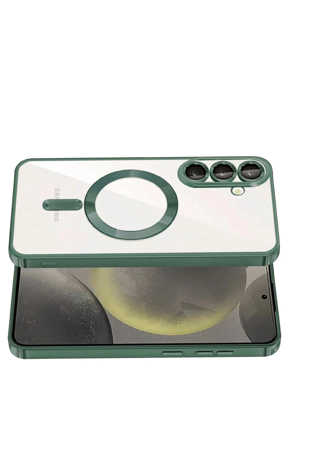 nebaktın Samsung Galaxy A37 5G Kross Magneticsafe Kapak - Koyu Yeşil 2