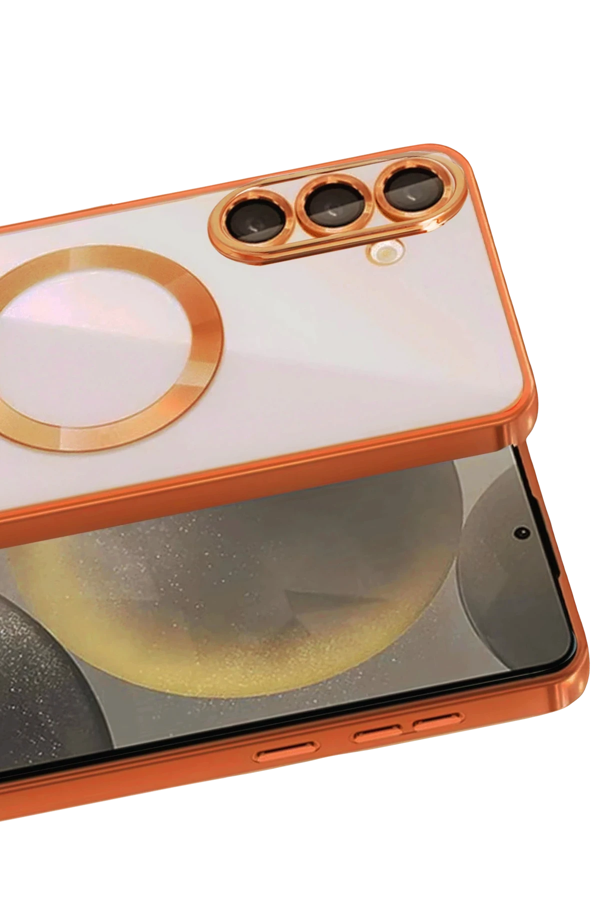 nebaktın Samsung Galaxy A37 5G Kross Magneticsafe Kapak - Turuncu 2