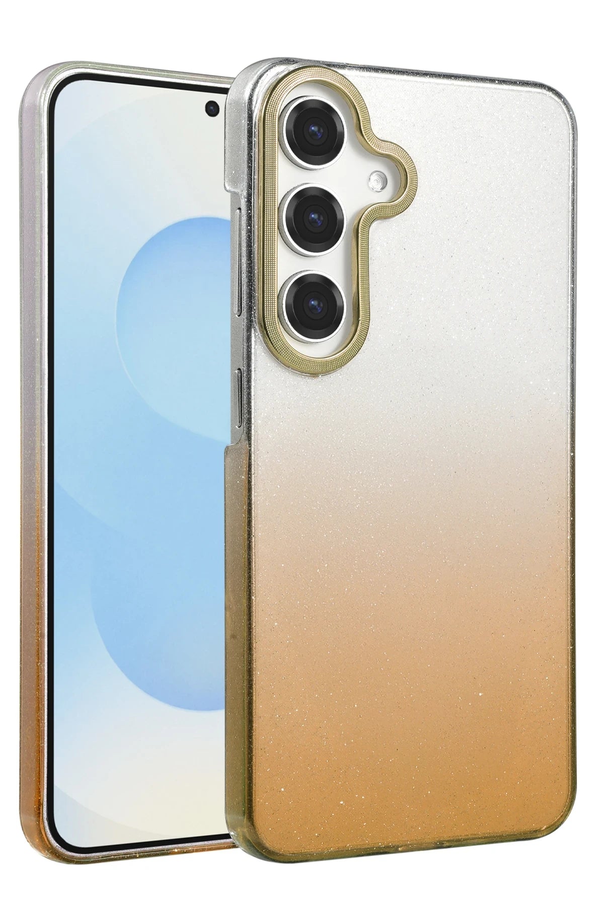 nebaktın Samsung Galaxy A55 5G Glossy Kapak - Çöl Titanyum 1