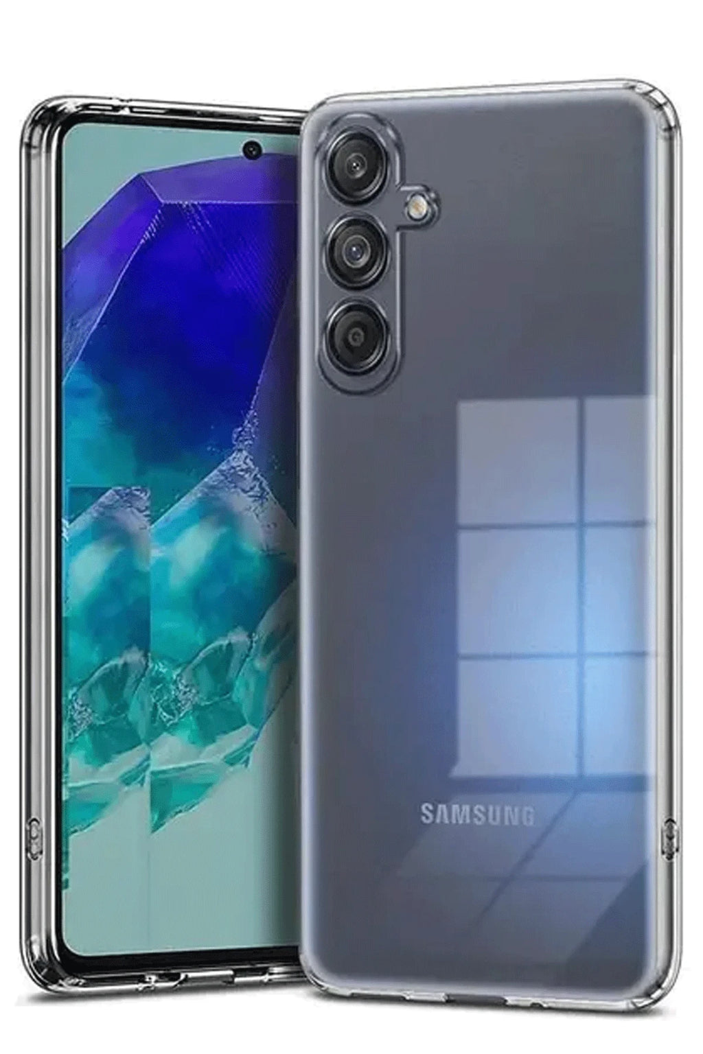 nebaktın Samsung Galaxy A56 Kılıf Lüx Şeffaf Silikon 2