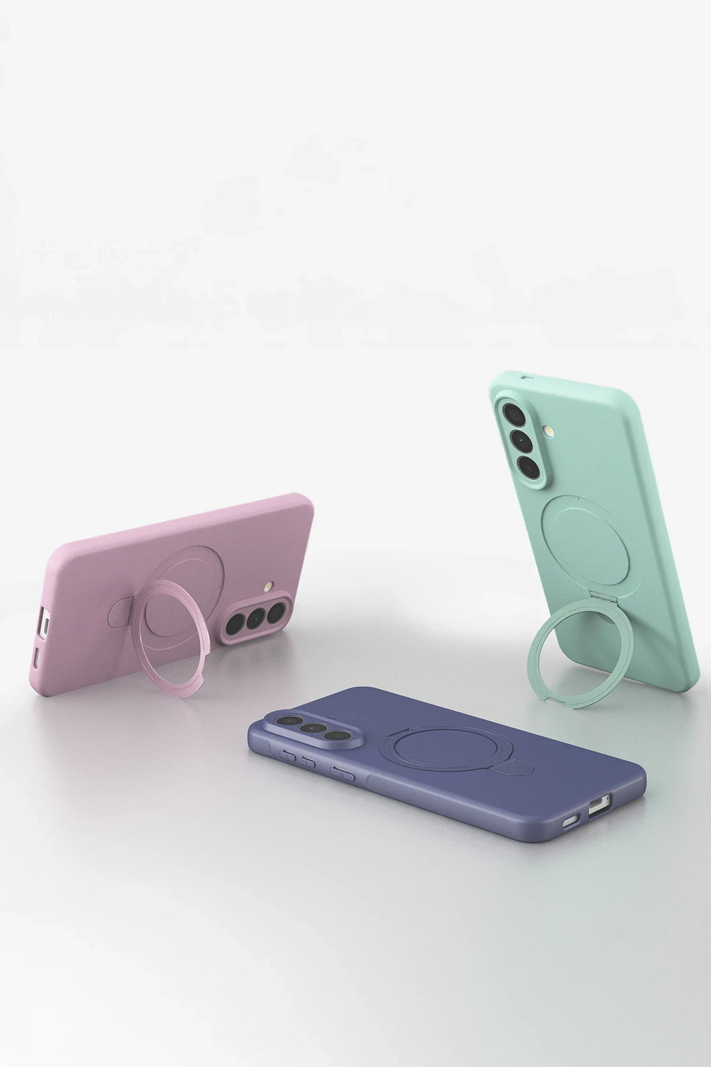 nebaktın Samsung Galaxy A57 5G Regal Magsafe Standlı Kapak - Siyah 4