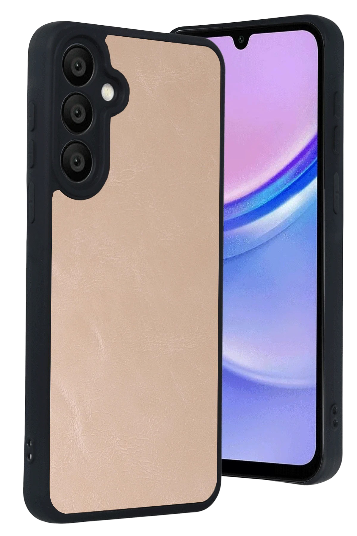 nebaktın Samsung Galaxy A57 5G Aras Deri Kapak - Pudra 1