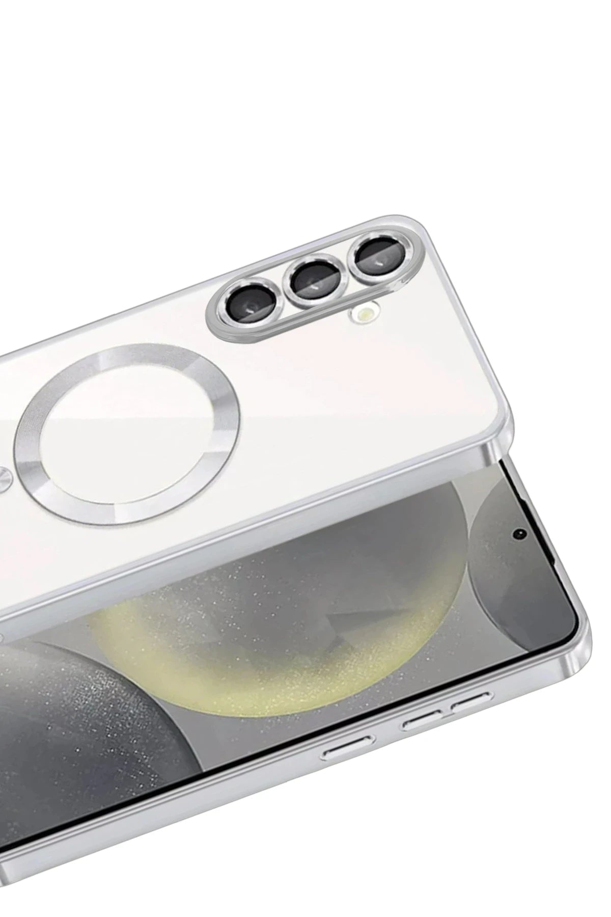 nebaktın Samsung Galaxy A57 5G Kross Magneticsafe Kapak - Gümüş 2